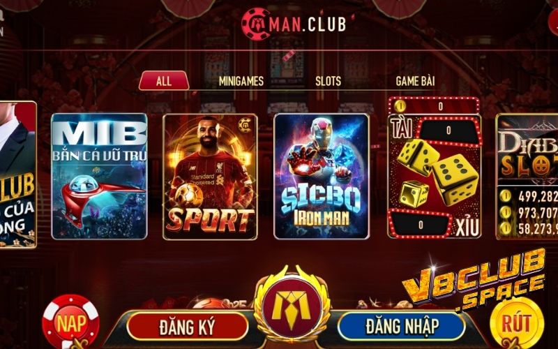 ManClub: Bắt đầu hành trình cờ bạc đỉnh cao của bạn